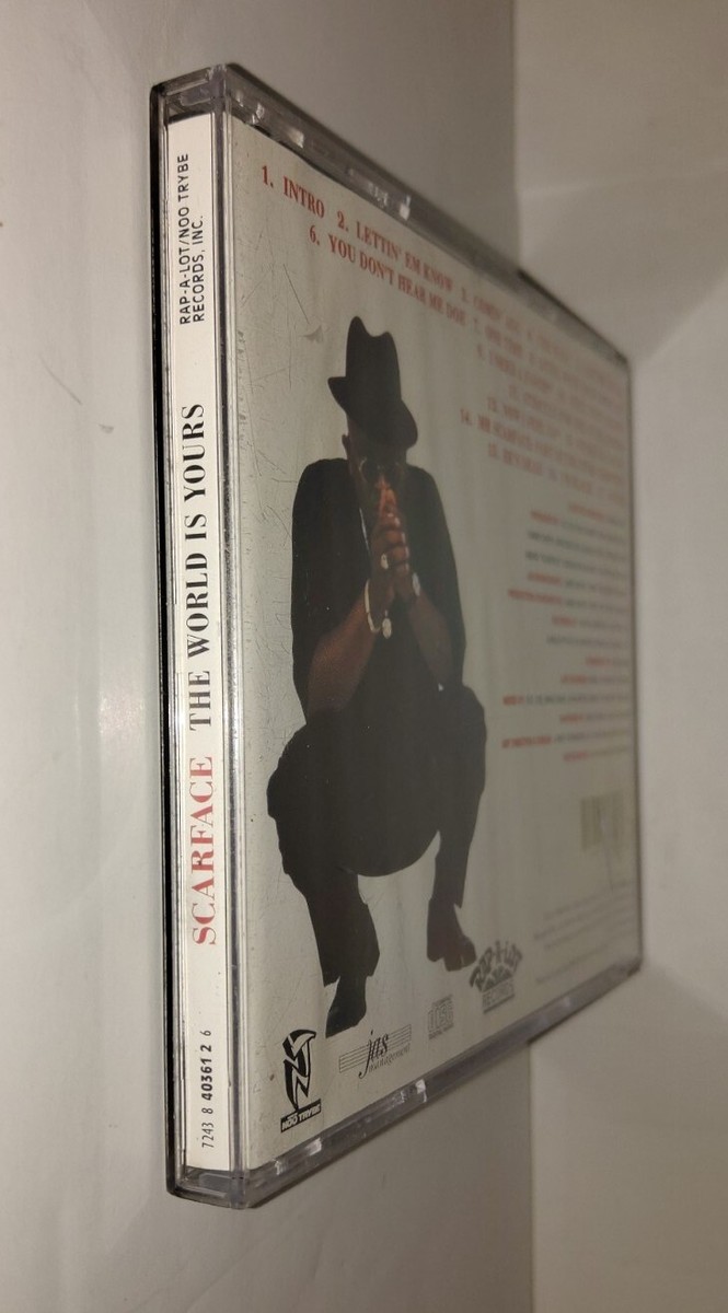 Mr. Scarface - Face II Face The World is Yours (CD 1993, Rap-A-Lot