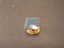 SINGLE (1) 5/16"Square Blue Enamel Vintage Formal Tux Groom Prom Shirt Stud k17