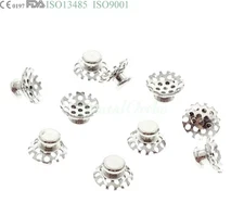 10 Pcs Lingual Button Tomy Type Dental Orthodontic Buccal Tube Molar Band Niti