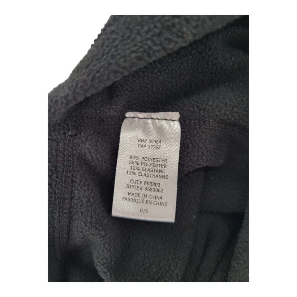 Máscara facial de pasamontañas con capucha polar negra Dakine poliéster elastano O/S Foto 3 de 4