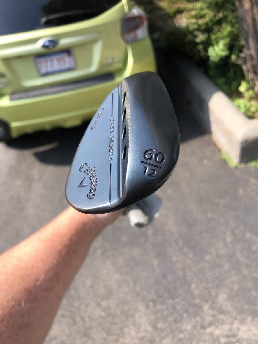 BLACK OXIDE CALLAWAY MACK DADDY 4 LH 60* WEDGE STIFF DYNAMIC GOLD
