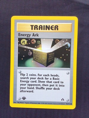 Pokemon Karten: 1. Edition Neo Entdeckung Common: Energie Arche 75/75