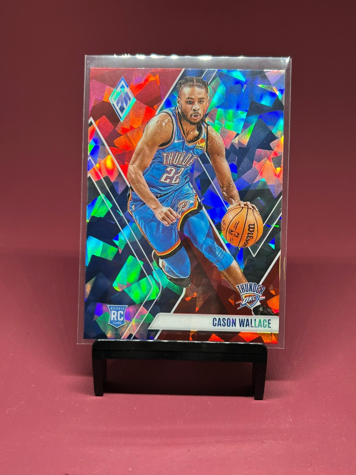 2023-24 Panini Phoenix - Rookies Red Ice Phoenix #291 Cason Wallace (RC)