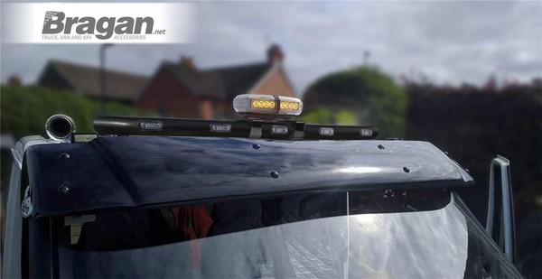 Dach Leiste A+ LED Flecken FüR Ford Transit Tourneo Connect 2002 - 2014 Schwarz-image