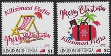 Tonga 2019 - Merry Christmas - Set of 2 - MNH