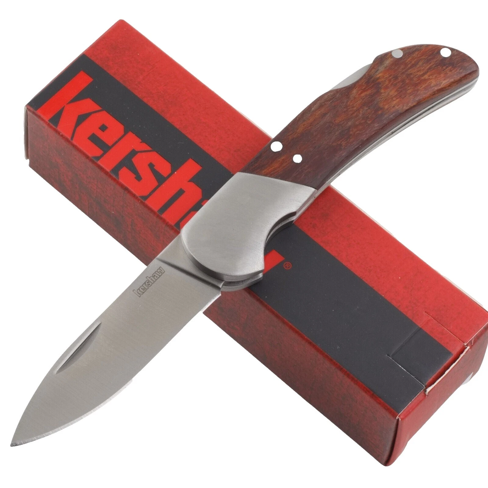 Navaja mango de madera Kershaw cuchillos plegables de colección