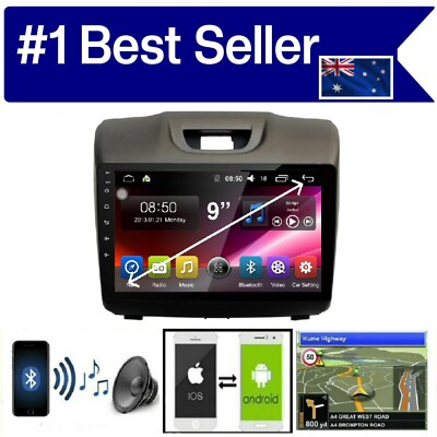 HOLDEN COLORADO 7 2012-14 GPS APPLE CARPLAY ANDROID AUTO  DAB TPMS DVR BLUETOOTH