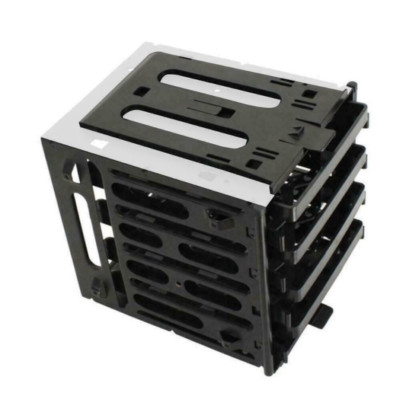 5.25'' to 4x 3.5'' SATA SAS Hard Drive HDD Cage Rack Trays Caddy Bay Slots USA