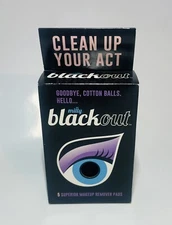 OG Mitty Black out Eye Makeup Remover pads Superior 5 pc Take face off washable