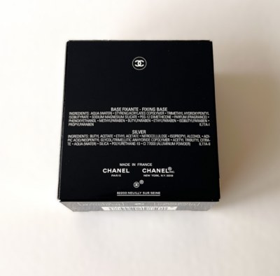 CHANEL Le Vernis Nail Polish DUO PLATINUM SILVER with Fixing Base