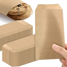 1000 Pack 3 X 5 Inches Kraft Paper Bags Mini Paper Bags Natural Brown Treat Bags