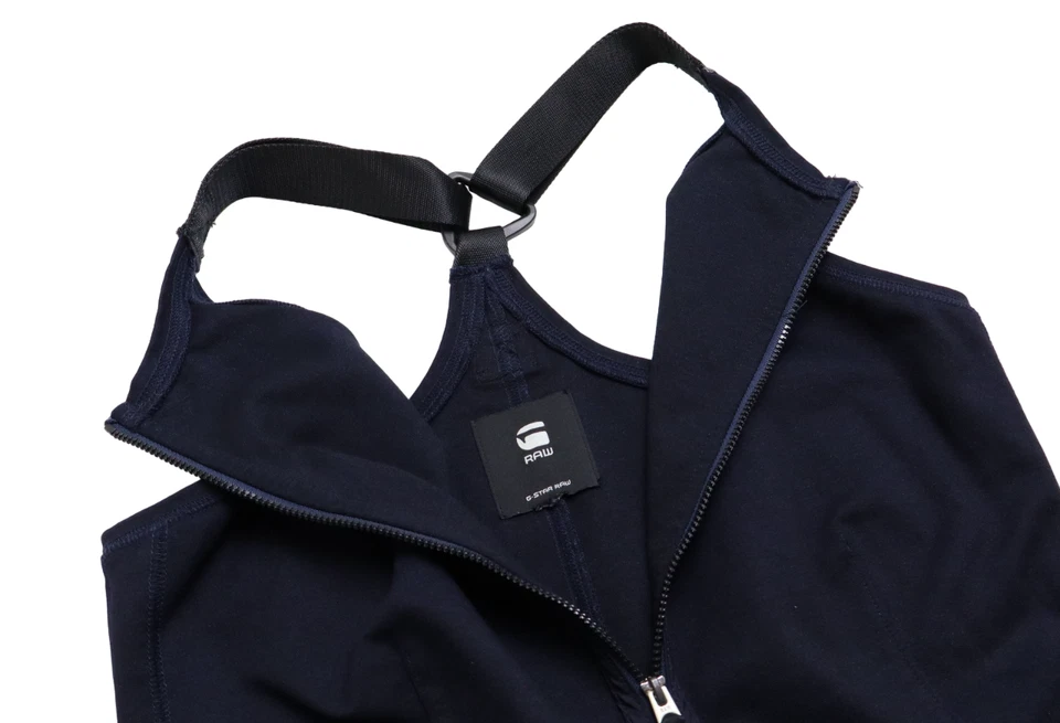 G-Star Overall Damen M Dehnbar Reißverschluss Hose Verstellbare Taille Dunkel - Bild 4 von 4