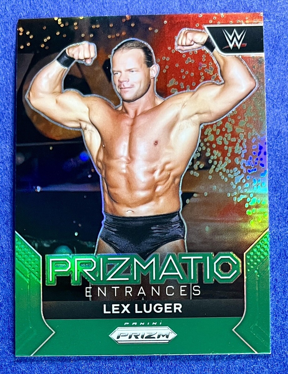 Lex Luger 2024 Panini Prizm WWE GREEN PRIZM PRIZMATIC ENTRANCES