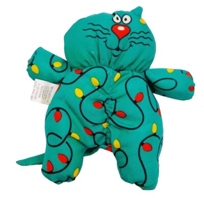 Holiday Huggables From White Castle Castle Meal Green Cat 5'' 1990