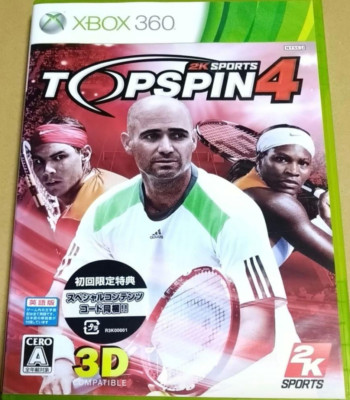 TOPSPIN4 - Xbox360 aus Japan (gebraucht) (guter Zustand)