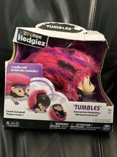 NEW ZOOMER Hedgiez TUMBLES Interactive Hedgehog Comb PINK Included Toy Pet RARE