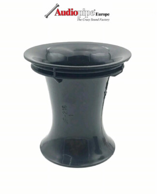 BASSREFLEXROHR  74 x 73mm für Gehäuseeinbau Schwarz HIGH POWER