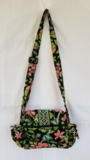 Vera Bradley Green Colorful Floral Flowers Po...