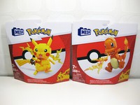 Mattel Mega Construx Pokemon: Pikachu (GMD31) + Charmander (GKY96) Neu & Ovp