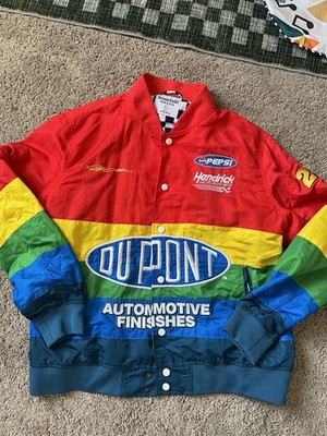 1990s Inspired Jeff Gordon DuPont Bomber Jacket Size Large