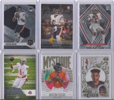 2021 PANINI JUSTIN FIELDS 8 CARD ROOKIE LOT ( SPECTRA, ILLUSIONS,MOSAIC,DONRUSS)
