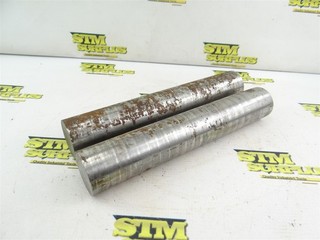 2 PIECES (13LBS) OF 4140 STEEL ROUND STOCK 1 3/4" DIA X 10" LENGTHS