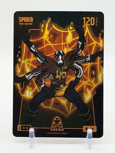 Bo Jackson Battle Arena DONOVAN MITCHELL [SPIDER] Fire Battlefoil BF-142 Rare