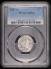 1917 S Nickel Indian Head or Buffalo PCGS MS-64