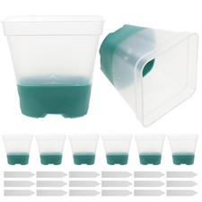  Pot Plastique Fleur Pots De Semis En Fleurs Pour Plantes D'intérieur