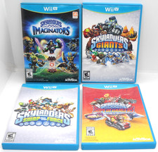 Nintendo Wii U Skylanders Lot of 4 Games ~ Imaginators, Giants, Swap, Chargers