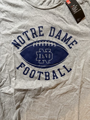 Notre Dame Football Team Issued Under Armour Shirt New Tags Size 2XL - Picture 2 of 4