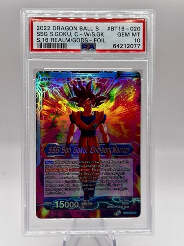 2022 Son Goku // SSG Son Goku, Crimson Warrior #BT16-020