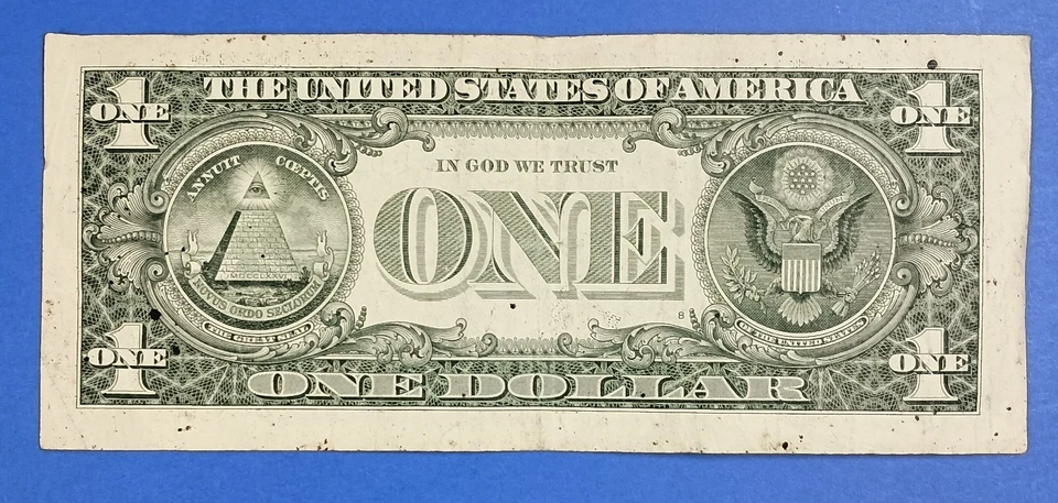 D01900650A $1 Birth Date Year Note 1965 Fancy Serial Number One Dollar Bill 2021 - Image 3 of 3