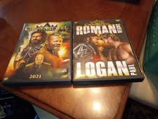 WWE Crown Jewel 2021 & 2022 DVD Lot of 2 Brock Lesnar Jake Paul w/ Sticker OOP!