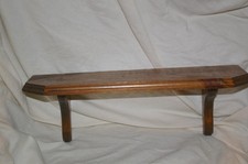 Dark Brown Wood Shelf 18 by 5 3/4 by 5