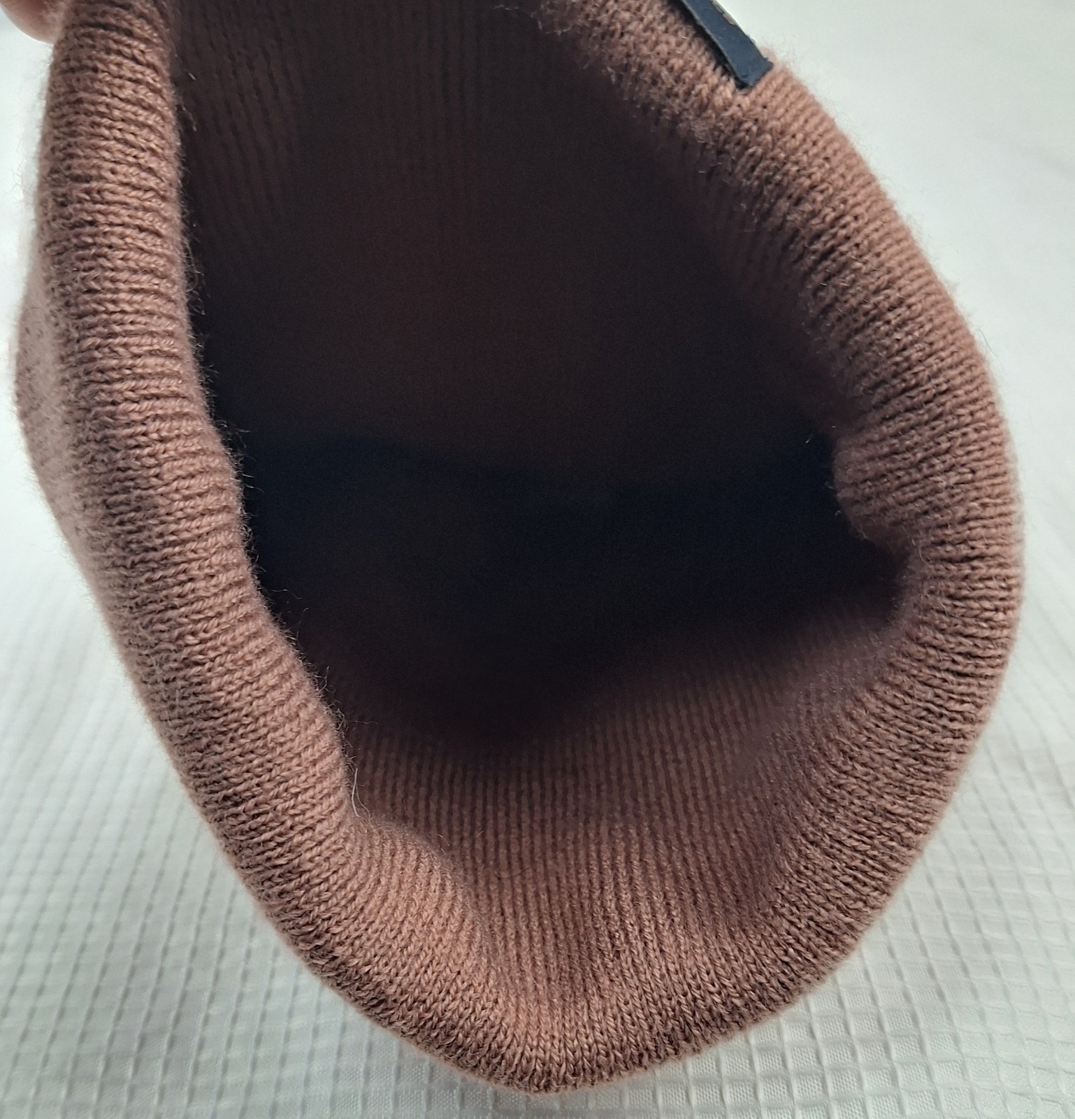 Pendleton Logo Beanie Winter Hat Light Brown Toup… - image 3