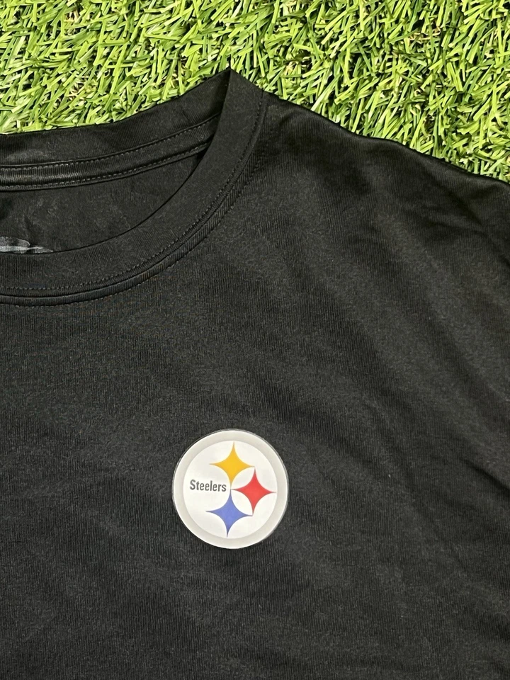 Camisa de manga larga para hombre Nike Dri-Fit Pittsburgh Steelers NFL usada en juegos XL negra Foto 2 de 4