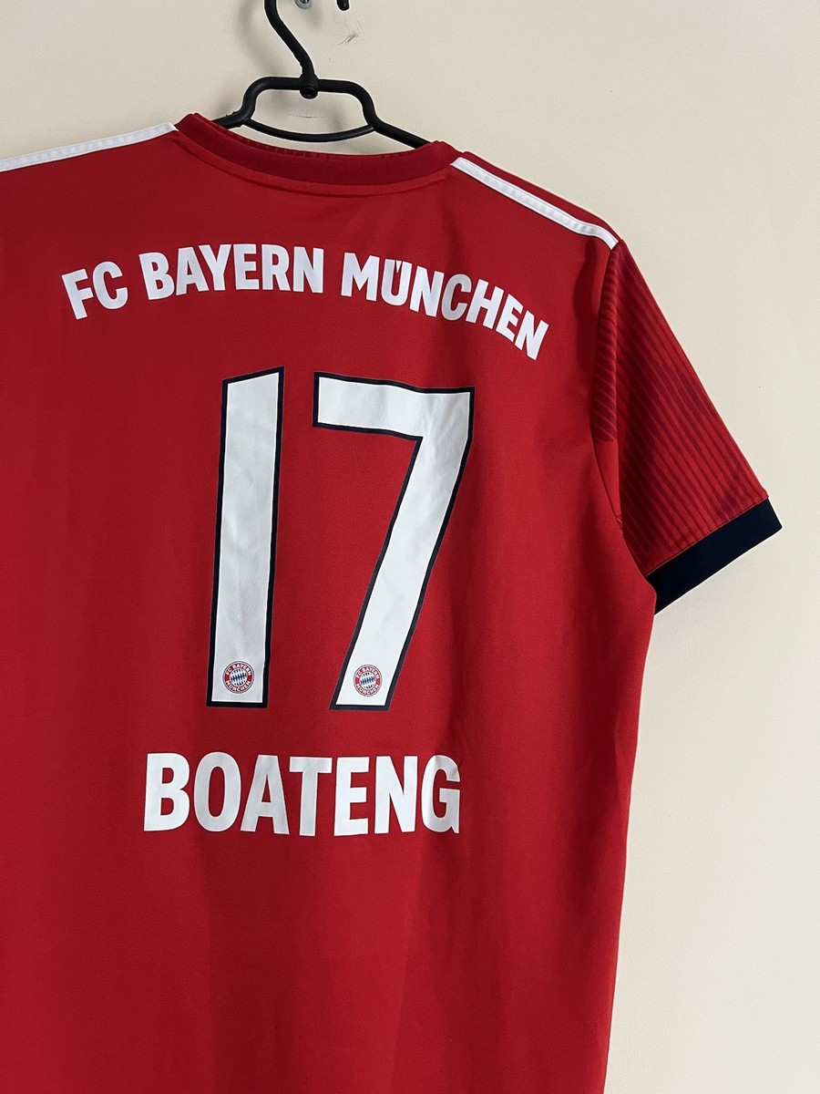 Bayern Munich 2018 2019 Home #17 BOATENG Original Jersey Adidas