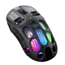 Souris de Jeu Sans Fil Bluetooth Creuse,  Mode, Rétroéclairage 1600 Dpi, Éc9915