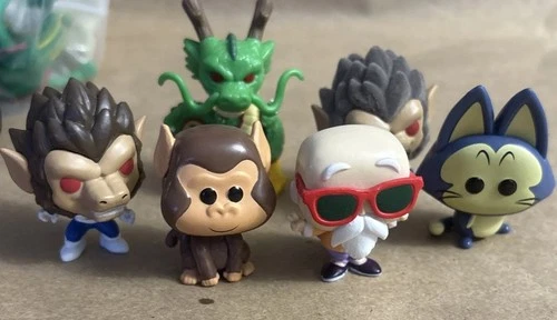 DRAGON BALL Z FUNKO POCKET POP! MINI FIGURES LOT OF 6
