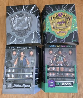 Super7 Matt Cardona & Brian Myers Major Wrestling Podcast Wave 2 open ULTIMATES!