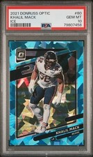 PSA 10 - 2021 Donruss Optic KHALIL MACK Ice Holo 08/15 #80 Bears (7458)