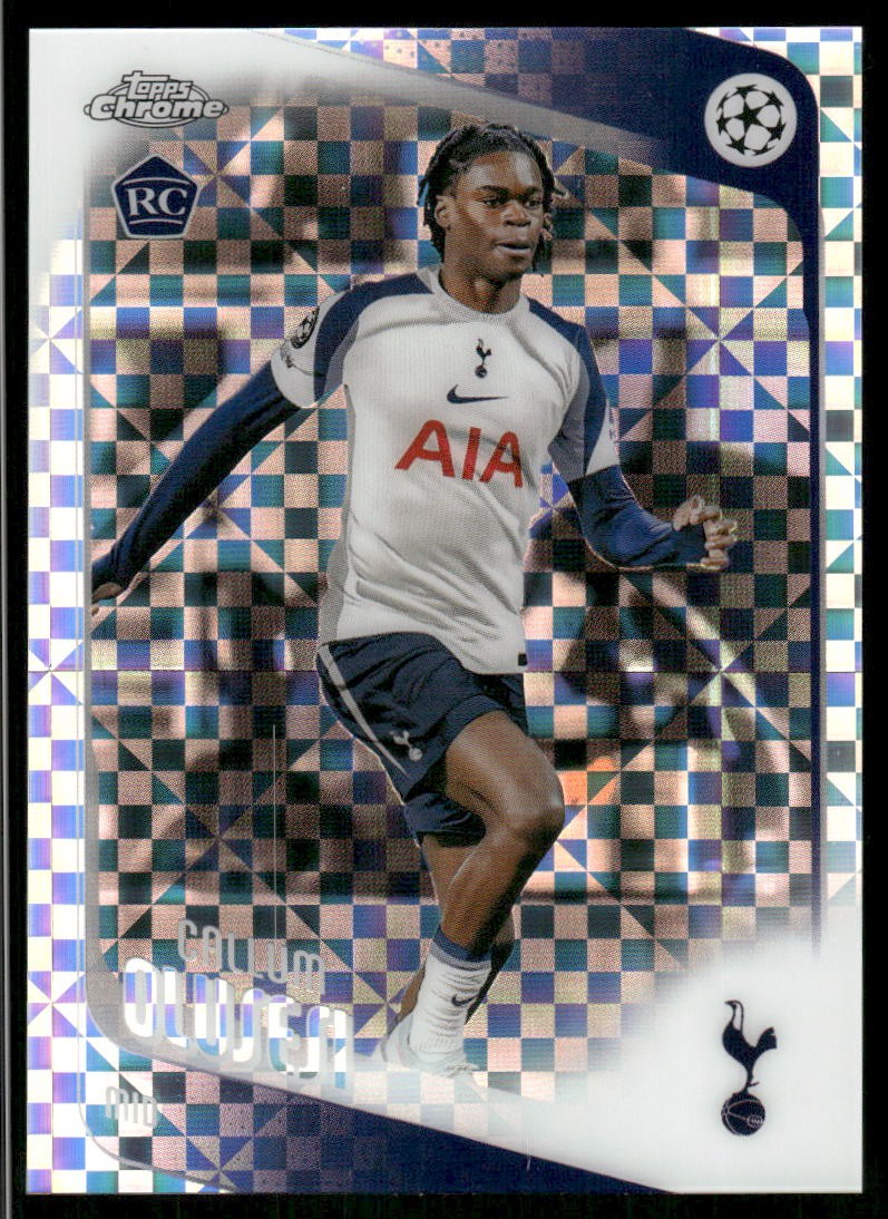 2025-26 Topps Chrome #134 Callum Olusesi X-Fractor Refractor