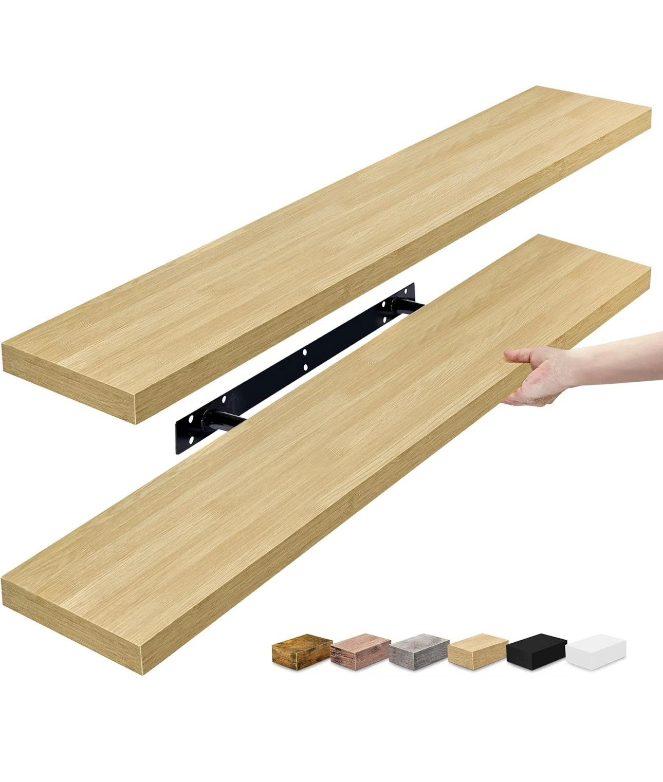 ✅ Sorbus Floating Shelves for Wall, 2 Pack (35 Inch) Long Wall-Mounted Shelves