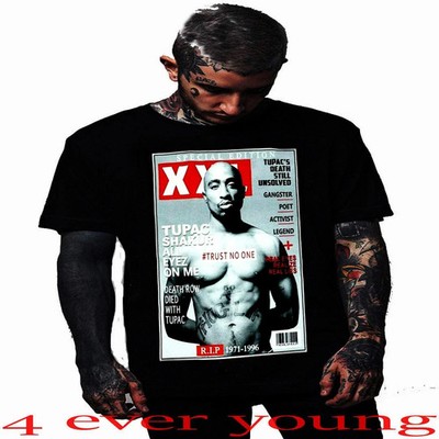 TUPAC XXL MAGAZINE RAP HIP HOP T SHIRTS