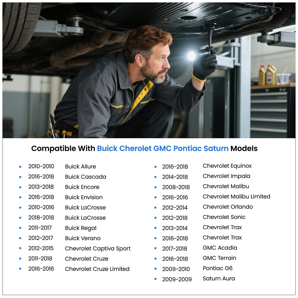 Transmission Oil Pan Gasket Kit for Chevrolet Equinox Buick Allure Pontiac G6 - Изображение 2 из 4