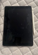 Apple iPad 10.5 in 64GB Wi-Fi Silver Tablet Home Button Fingerprint Scanner