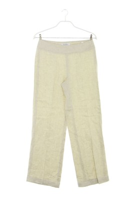 Max Mara Hose Karo Wolle D 40 beige off-white