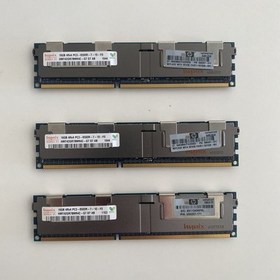 3x Hynix 16GB DDR3 ECC Registered RAM   Server Speicher (HMT42GR7BMR4C-G7D7AB)