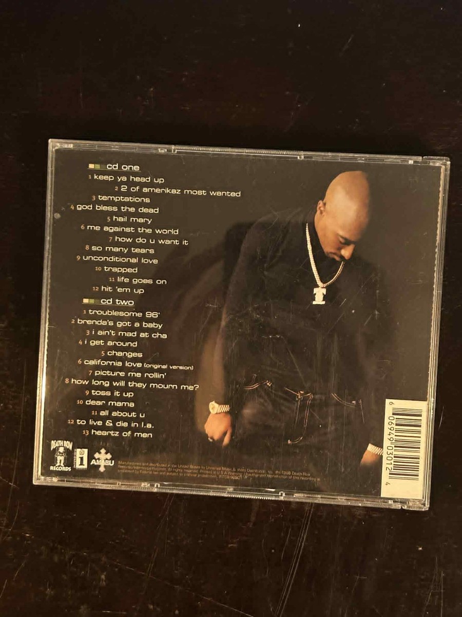 2Pac Greatest Hits 2-CD Set 1998 Death Row Records Tupac Shakur